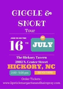 Tour Flyer in purple