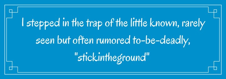 Stink in the ground quote